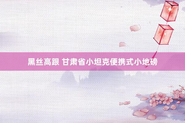 黑丝高跟 甘肃省小坦克便携式小地磅